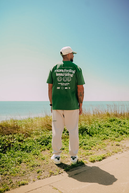More Feeling Less Hiding Tee