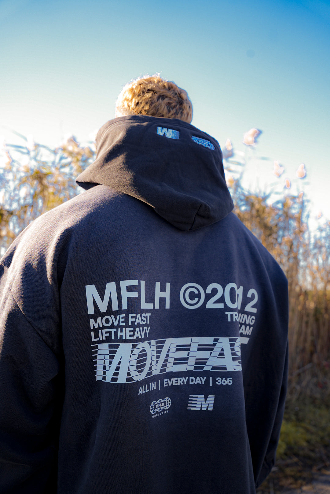 Move Fast Distressed Hoodie