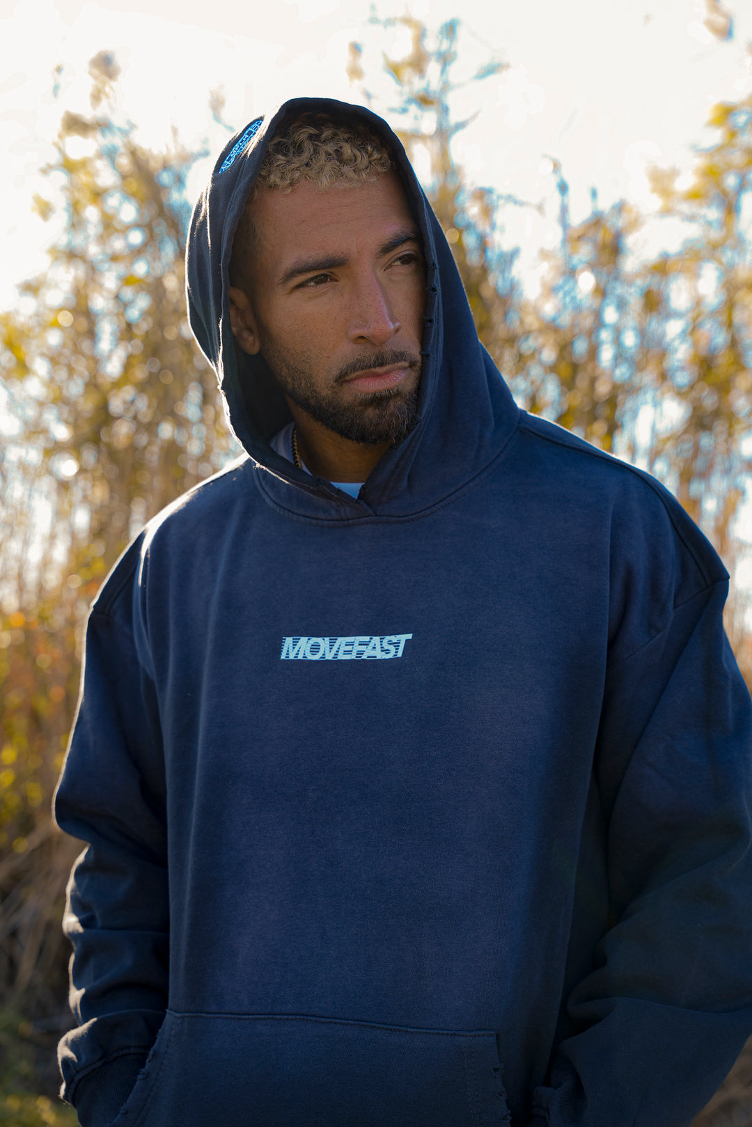 Move Fast Distressed Hoodie