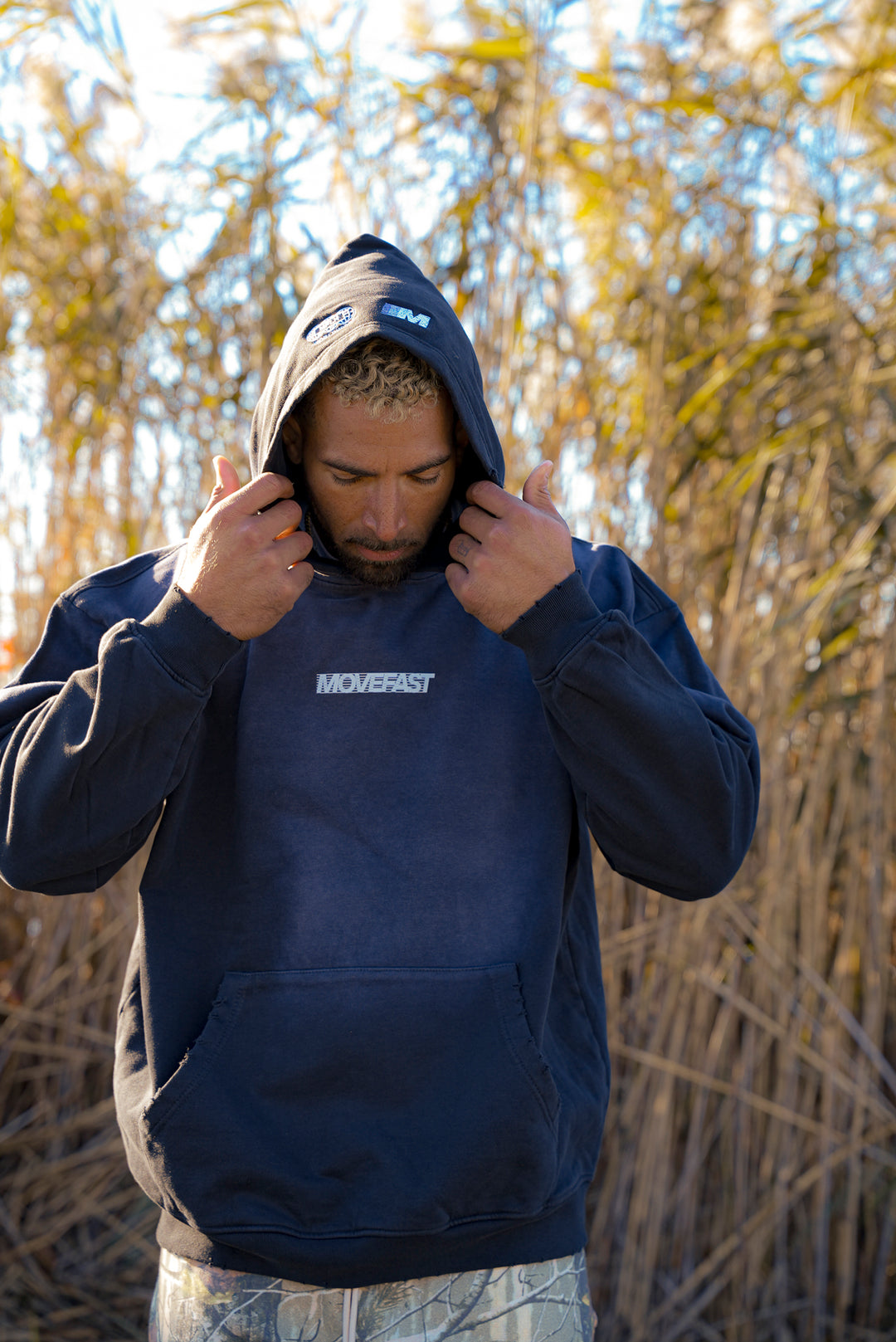 Move Fast Distressed Hoodie