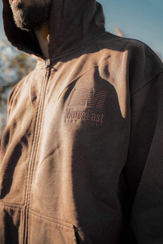 Move Fast Chocolate Hoodie