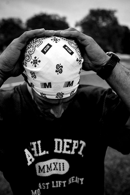 MFLH White Paisley Bandanna