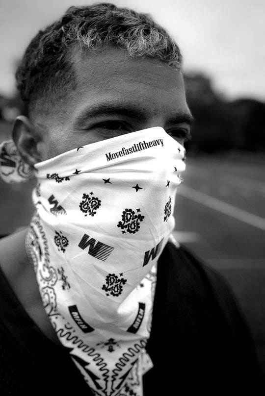 MFLH White Paisley Bandanna