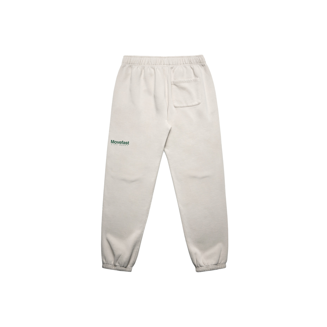 Built to Move Sweatpants | Off White / Green