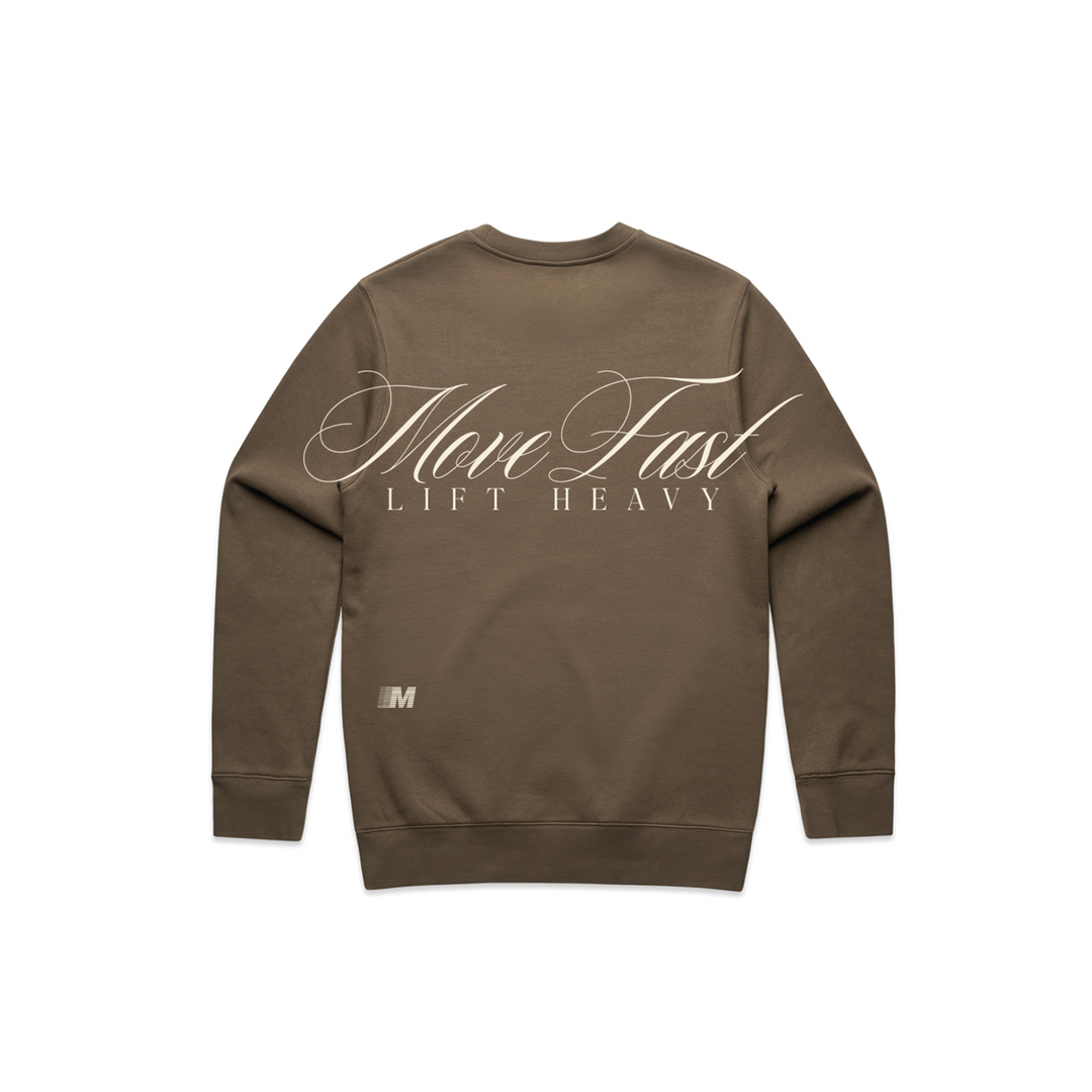 ANGEL SCRIPT CREW SWEATSHIRT